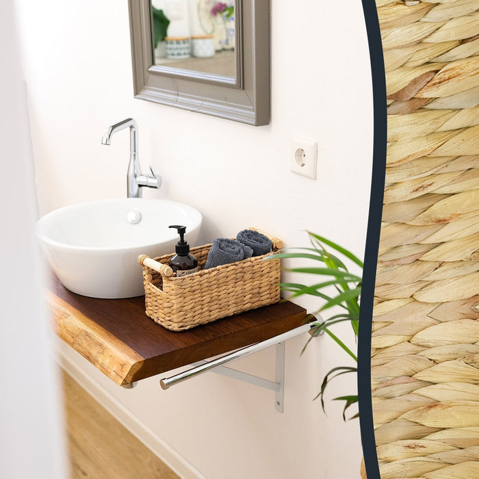 Aufbewahrungskörbe mit Holzgriffen: Funktionalität und natürliche Optik