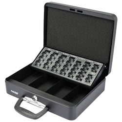 Geldkassette Tragegriff, HMF 10016, 30 x 24 x 9 cm