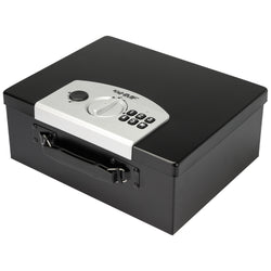 Dokumentensafe Elektronikschloss, HMF 1006-02, 32,5 x 25,5 x 12,5 cm, Schwarz