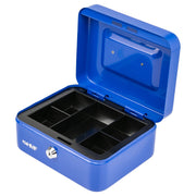 Geldkassette Münzeinsatz HMF 10120 20 x 16 x 9 cm Blau