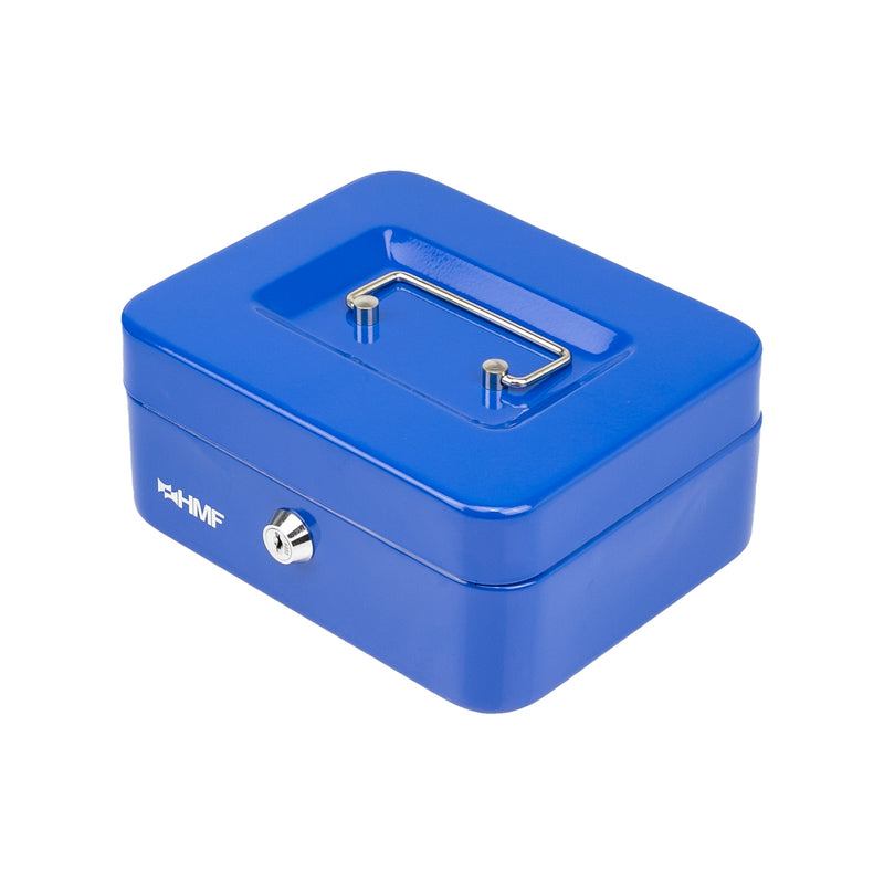 Geldkassette Münzeinsatz HMF 10120 20 x 16 x 9 cm Blau