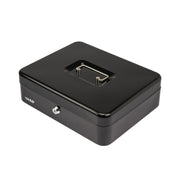 Geldkassette Münzeinsatz HMF 10130 30 x 24 x 9 cm Schwarz