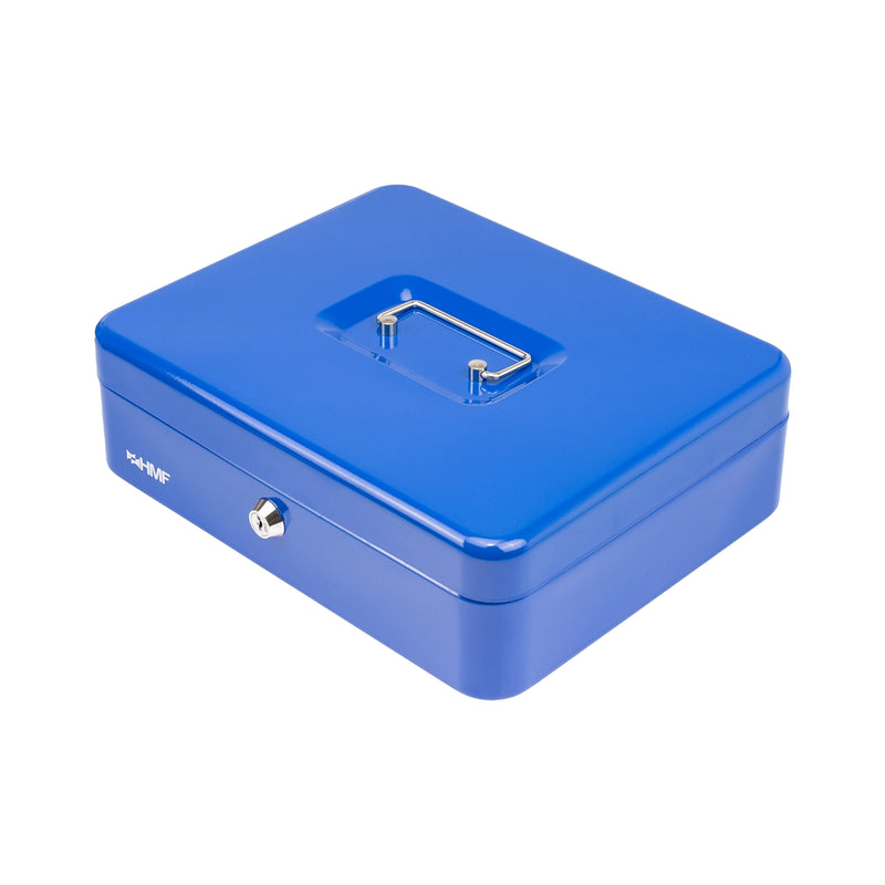 Geldkassette Münzeinsatz HMF 10130 30 x 24 x 9 cm Blau