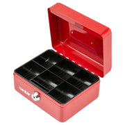 Geldkassette Münzeinsatz HMF 10215 15 x 12 x 8 cm Rot