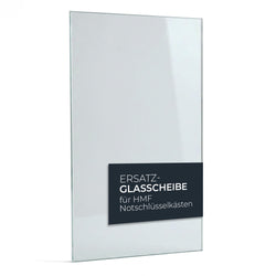 Ersatzglasscheibe Notschlüsselkasten, HMF 1022, 12 x 6,2 cm