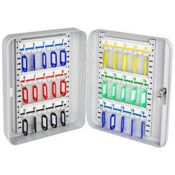 HMF Schlüsselkasten Schlüsselschrank abschließbar Metall 15-60Haken Schlüsselbox