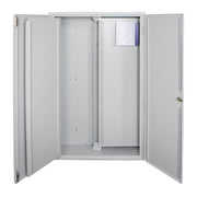 HMF 1351170-07 Schlüsselschrank 1170 Haken Lichtgrau offen