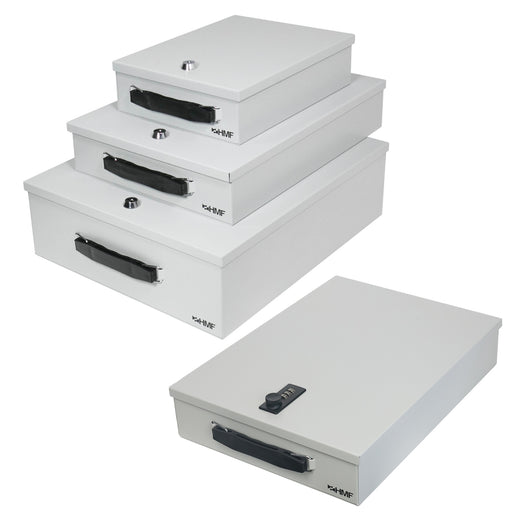 Dokumentenkassette DIN A5 HMF 140-07 27 x 20.5 x 8 cm Lichtgrau