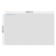 Double-Size Rasterschaumstoff von HMF mit den Maßen 345 x 550 mm und 25 mm Höhe
