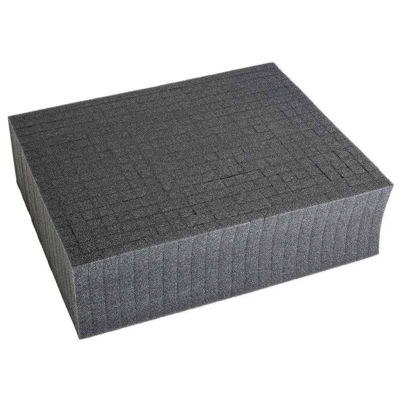 Rasterschaumstoff Würfelschaum ohne Rahmen HMF 1458G 345 x 275 mm Höhe