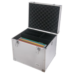 Hängeregister Box, Alukoffer, DIN A4, HMF 14812-02, 41 x 33 x 36 cm