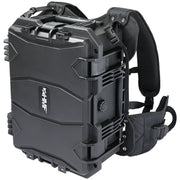 HMF Outdoorkoffer mit Trageriemen 15401-02 schwarz