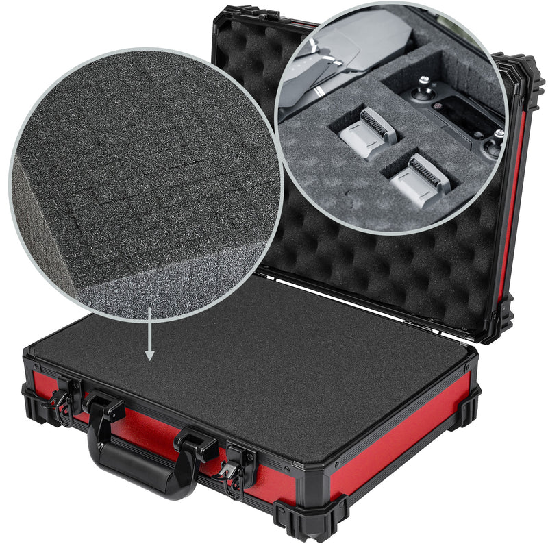 Universalkoffer von HMF mit 39 cm Breite in rot