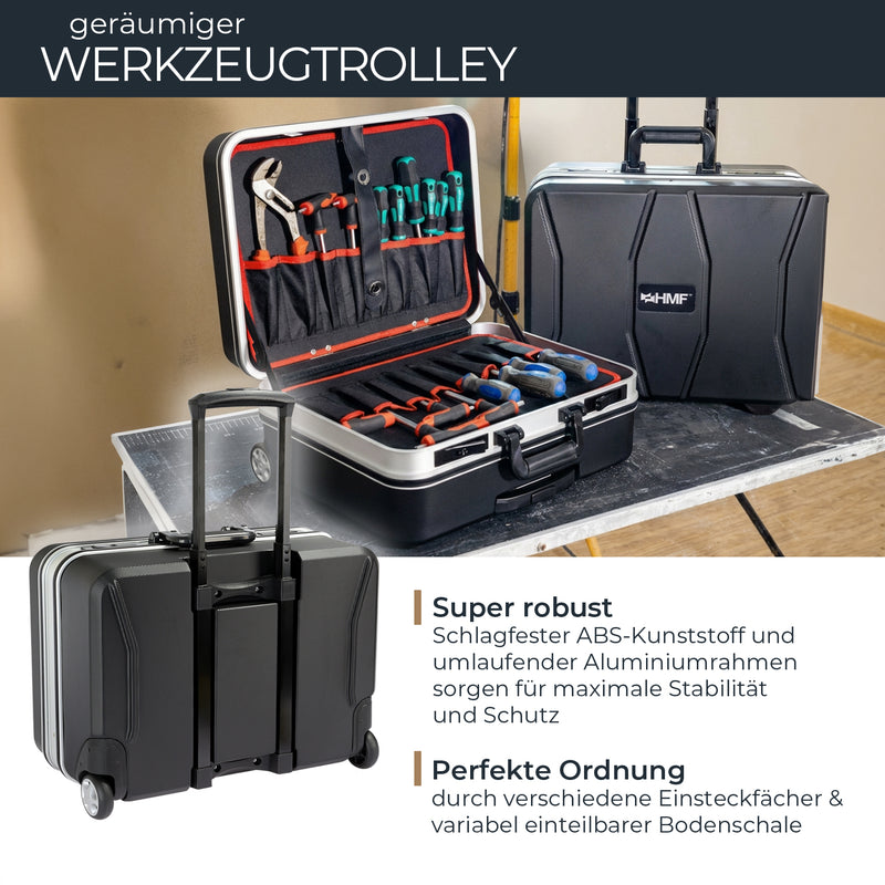HMF 15602 Werkzeugtrolley aus ABS
