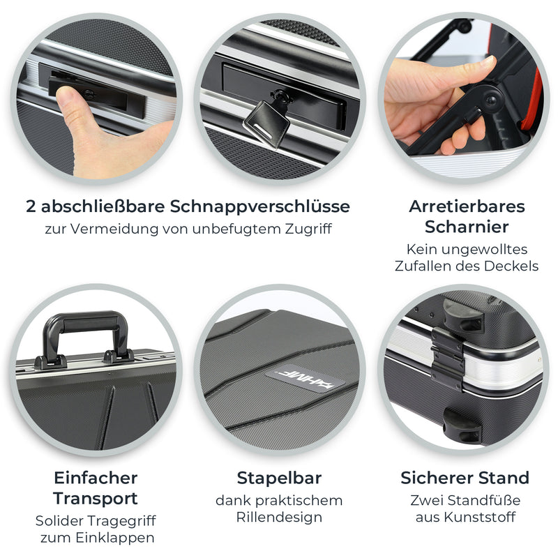HMF 15602 Werkzeugtrolley aus ABS