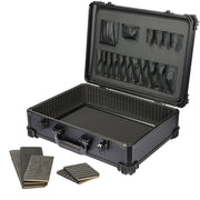 Werkzeugkoffer mit individueller Facheinteilung 15702-02, schwarz