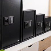 HMF Schlüsseltresor mit Elektronikschloss mit 48 Haken in Schwarz