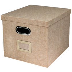 Aufbewahrungsbox für Hängeregister passend für Kallax, HMF 250473, DIN A4 Format