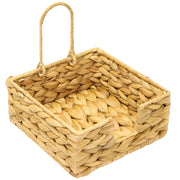 Serviettenhalter von HMF geflochten aus Wasserhyazinthe 19 x 19 x 8 cm