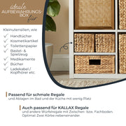Aufbewahrungskorb Badezimmer aus Wasserhyazinthe 38 cm von HMF 1 Stück