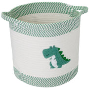 Aufbewahrungskorb aus Baumwolle, Dinosaurier, HMF 39020-30CM-DIN, 30,5 x 30,5 cm