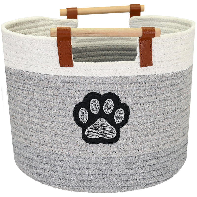Aufbewahrungskorb aus Baumwolle, Hundepfote, HMF 39023-HUN, 30 x 24 cm