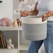 Aufbewahrungskorb aus Baumwolle, Hundepfote, HMF 39023-HUN, 30 x 24 cm