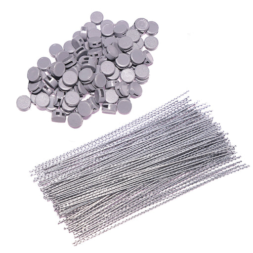 100 Plomben aus Kunststoff mit 8 mm Durchmesser und 100 mm Länge für Spendendosen von HMF