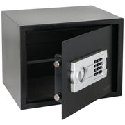 Möbeltresor mit Elektronikschloss von HMF mit den Maßen 38 x 30 x 30 cm in schwarz