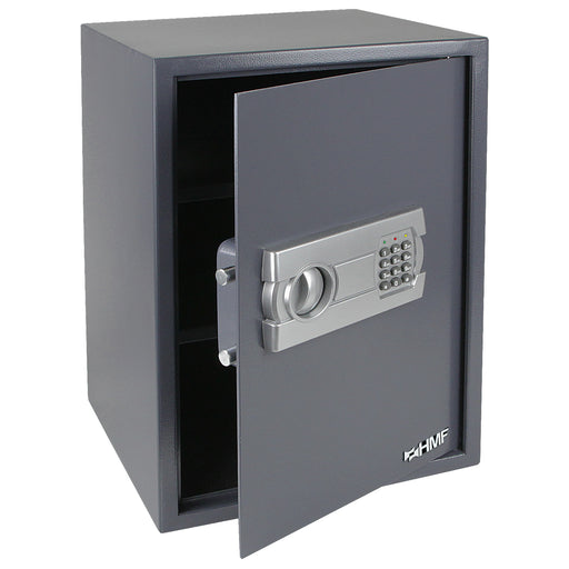 Möbeltresor mit Elektronikschloss von HMF mit den Maßen 50 x 35 x 31 cm in Anthrazit
