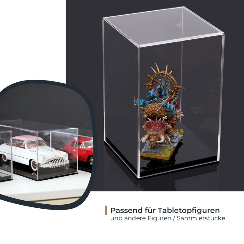 Acryl Vitrine für Modellautos Figuren HMF 46801 20 x 20 x 38 cm hoch UV-Beständigkeit