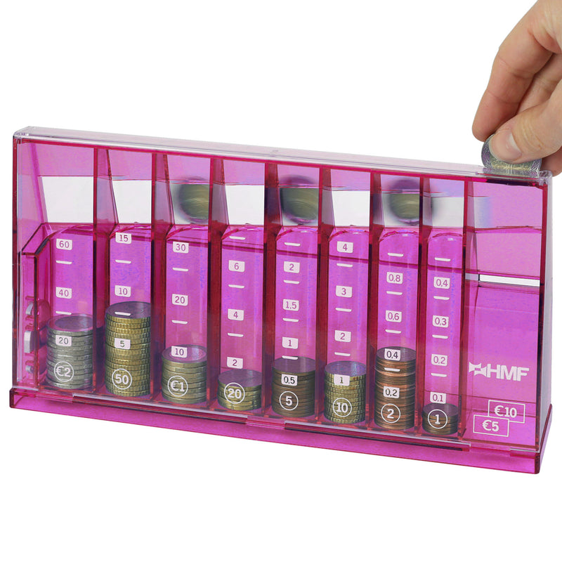 Münzsortierer Spardose, HMF 4710, 24 x 12 x 5 cm