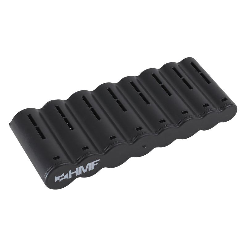 Euro-Münzsortierer 20.5 cm HMF 48820-02 für Kellnerbörse Schwarz 8 Münzrillen abschließbar