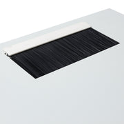 10 Zoll Serverschrank mit 12 Höheneinheiten von HMF mit 300 mm Tiefe in Lichtgrau