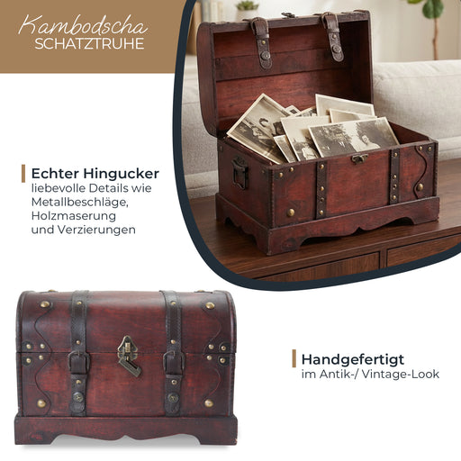 Schatztruhe Kambodscha mit Schloss von HMF