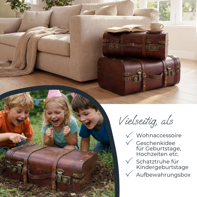 Schatztruhe Peru Vintage Koffer, HMF 6412