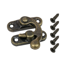 Vintage Verschluss aus Metall, HMF 6492, Bronze