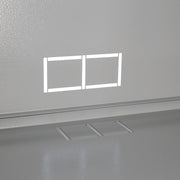 Unmontierter 19 Zoll Serverschrank von HMF mit 12 Höheneinheiten in Lichtgrau