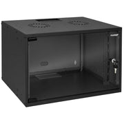 Serverschrank 19 Zoll unmontiert HMF 65707-02 7 HE Schwarz