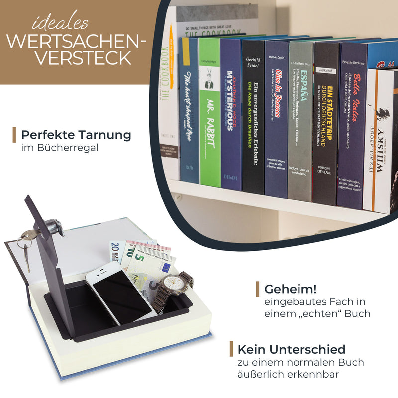 Buchtresor Brasilien mit echten Papierseiten von HMF