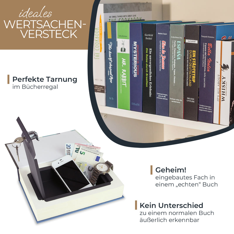 Buchtresor Frankreich mit echten Papierseiten von HMF