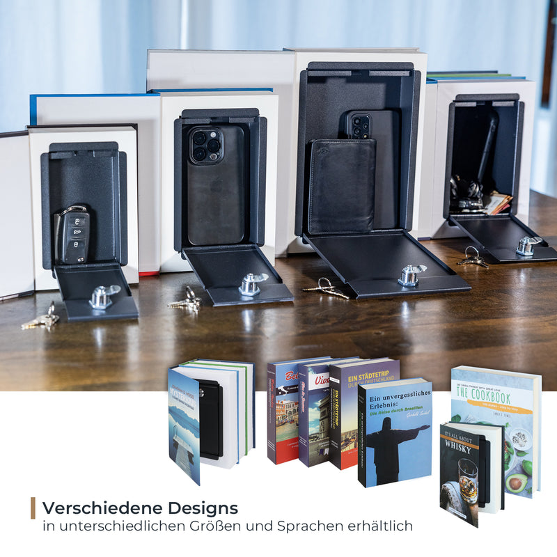 Buchtresor Frankreich mit echten Papierseiten von HMF
