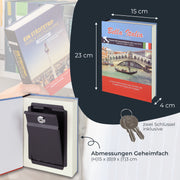 Buchtresor Italien mit echten Papierseiten von HMF