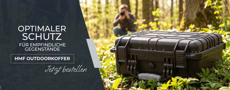 HMF Outdoorkoffer, Fotokoffer, Waffenkoffer mit Rasterschaumstoff, HMF ODK100