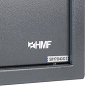 Möbeltresor mit einem Doppelbartschloss von HMF mit 31 cm Breite in Anthrazit