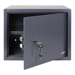 Möbeltresor Doppelbartschloss, HMF 49203, 38 x 30 x 30 cm, Anthrazit