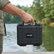 Outdoor Fotokoffer und Waffenkoffer mit Rasterschaumstoff von HMF mit 23 cm Breite