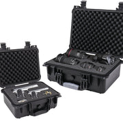 Outdoor Fotokoffer und Waffenkoffer mit Rasterschaumstoff von HMF mit 41 cm Breite