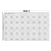 Double-Size Rasterschaumstoff von HMF mit den Maßen 345 x 550 mm und 10 mm Höhe