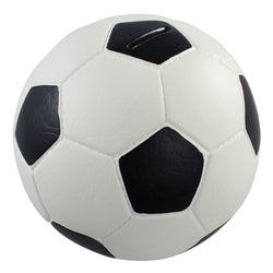 Spardose Fußball Lederoptik, HMF 4790, 15 cm